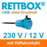 RETTBOX® ONE 20 A - 230 V/12 V - mit zus. Kontakten