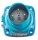RETTBOX® ONE AIR Einbaustecker Poly Blau IP54 1P+N+E 20A 250V AC +1HK Anschluss unten