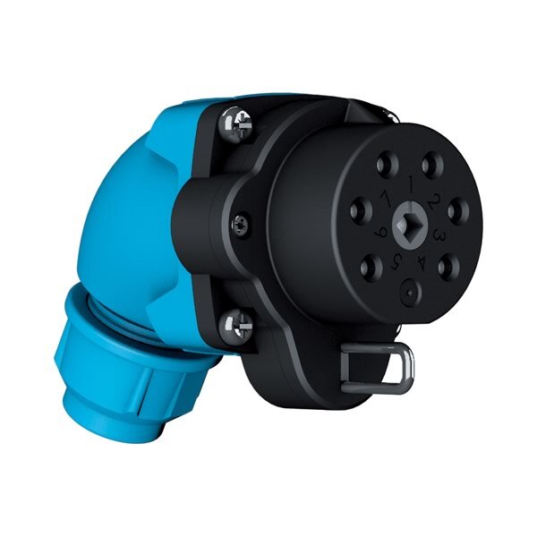 RETTBOX® S Anschlussstecker 20 A, 12 V DC, Winkel