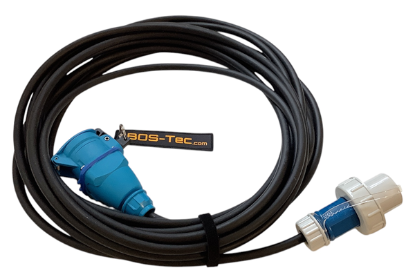 RETTBOX® ONE AIR Anschlussstecker 20 A, 1P+N+E, frei konfigurierbar, Schuko-Stecker mit Bajonett-Verschluss
