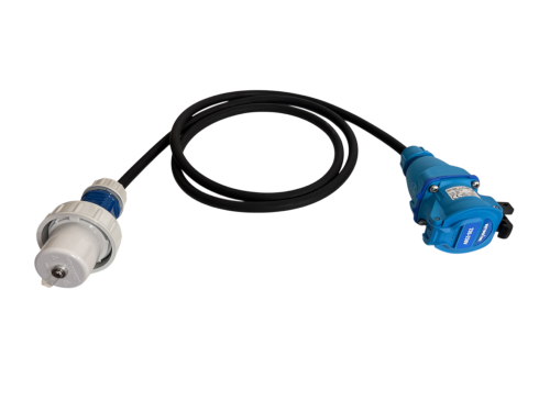 RETTBOX® ONE Anschlussstecker 20 A, 1P+N+E, frei konfigurierbar, mit Bajonett-Stecker