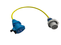 RETTBOX® ONE Anschlussstecker 20 A, 1P+N+E, frei konfigurierbar, mit Bajonett-Stecker