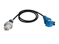 RETTBOX® ONE Anschlussstecker 20 A, 230 V, 1P+N+E+2 HK, frei konfigurierbar, Schuko-Stecker mit Bajonett-Verschluss