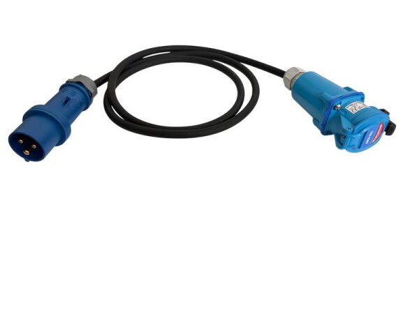 RETTBOX® ONE Anschlussstecker 20 A, 230 V, 1P+N+E+2 HK, frei konfigurierbar, CEE-Stecker