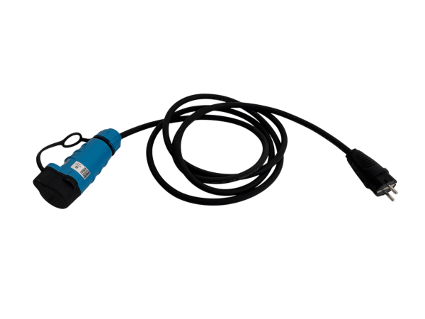 RETTBOX® S Anschlussstecker 20 A, 230 V, Anschlussleitung mit Schuko-Stecker